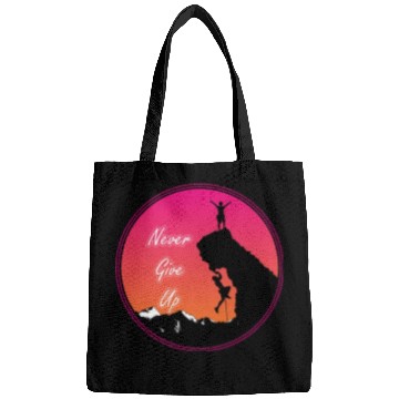 Discover Never give up rock climbing Bags