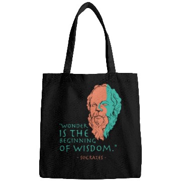 Discover Socrates Stoic Philosophy Quote Bags