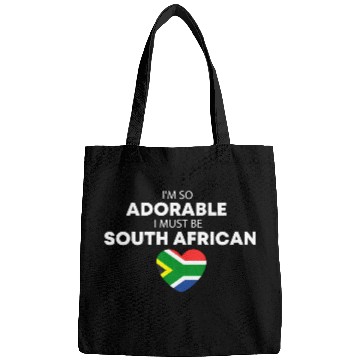 Discover I'm so adorable I must be South African Funny Bags