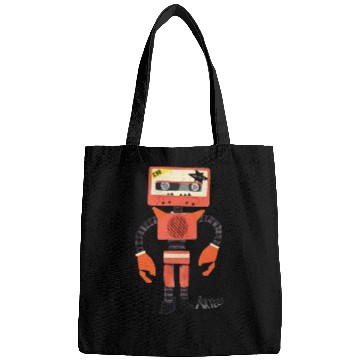 Discover Orange Tape Robot Bags