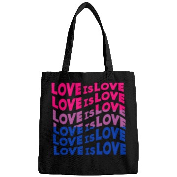 Discover Love Is Love Bisexual Bags