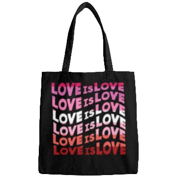 Discover Love Is Love Lesbian Bags