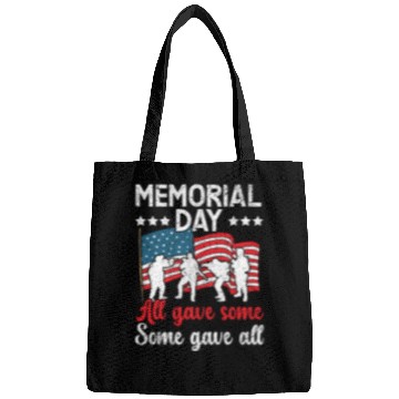 Discover All Gave Some Some Gave All USA Flag Memorial Day Bags