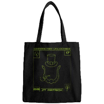 Discover Happy st Patrick's day - character unlocked Bags