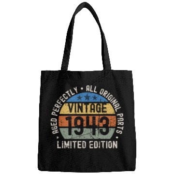 Discover 80th Birthday Vintage 1943 Bags