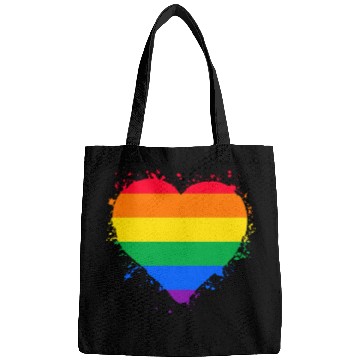 Discover Pride LGBTQ heart Bags