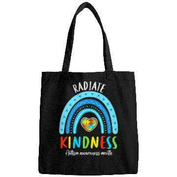 Discover Autism Awareness Special Teacher Radiate Kindness Bags