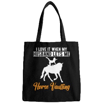 Discover Funny Equestrian Horse Vaulting Wife Bags
