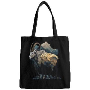 Discover a mountain goat lives in the mountains Bags