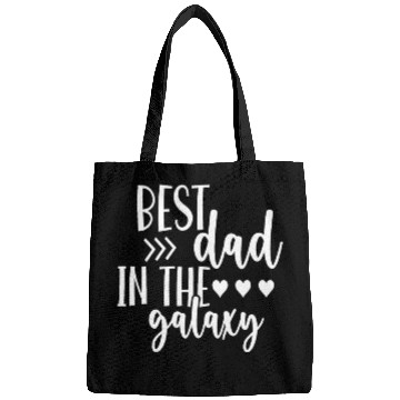 Discover Best Dad in The Galaxy Quote Cool Bags
