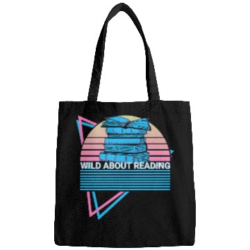 Discover Funny Book Reader Bookworm Bags