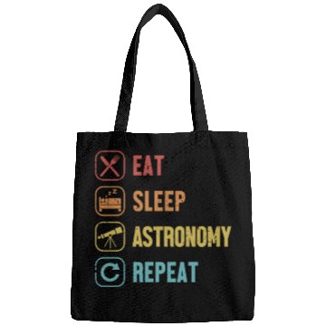 Discover Eat Sleep Astronomy Repeat Cosmologist Astronomer Bags