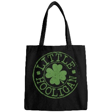 Discover Little Hooligan Irish Clovers Kids Boy Girl St Pat Bags
