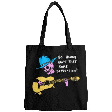 Discover Boi Howdy Ain't That Some Depression? Apparel Bags