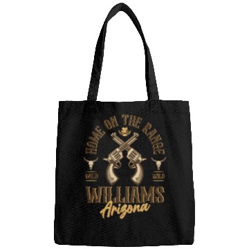 Discover Williams Arizonna wild west town Bags