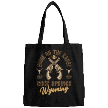 Discover RockSprings Wyoming wild west town Bags