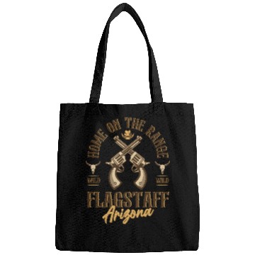 Discover Flagstaff Arizonna wild west town Bags