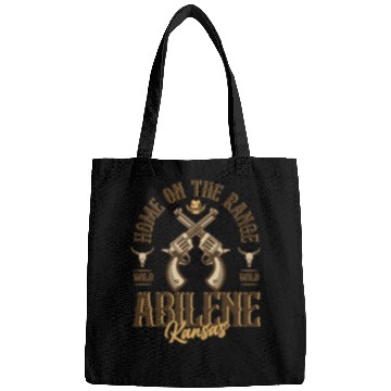 Discover Abilene Kansas wild west town Bags