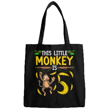 Discover Monkey Birthday 5th Monkey Theme Party Kids Bags