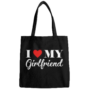 Discover i love my girlfriend Bags