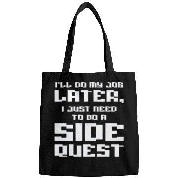 Discover Procrastinating Panda Lover Side Quest Panda Bags