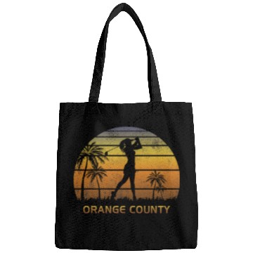 Discover Retro Orange County Women's Golf Golfing Fan Bags