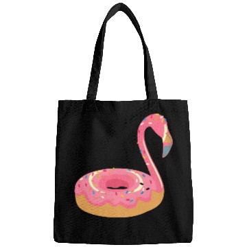 Discover Comic Pink Flamingo Sweet Donut Bags