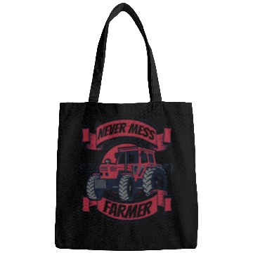 Discover Never Mess With A Farmer Agriculture Rancher Bags