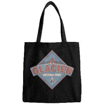 Discover Glacier National Park Montana Vintage US Camping Bags