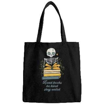 Discover Read Books Be Kind Stay Weird Funny Book Lover Bags