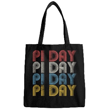 Discover Pi Day Math 314 Number Pi Lover Retro Vintage Bags