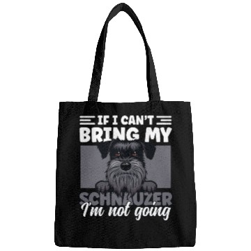 Discover Schnauzer Dad Dog Lover Schnauzer Dog Father Dog Bags