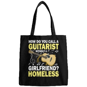 Discover Guitarist Without A Girlfriend Homeless Bags
