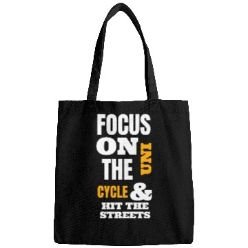 Discover Focus On The Uni Cycle & Hit The Streets Yellow Bags