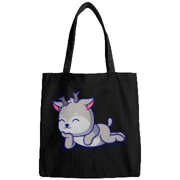 Discover Cute deer cartoon icon illustration gift Bags