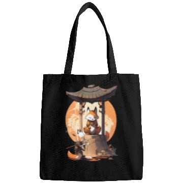 Discover Masked Samurai Fox Bags