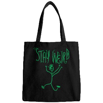 Discover stay weird Bags
