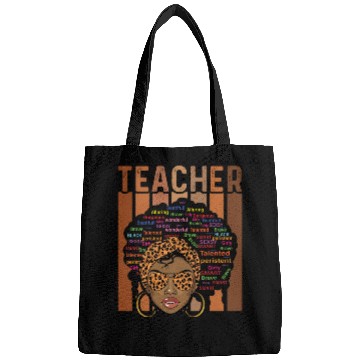 Discover Black Smart Teacher Afro Love Melanin African Bags