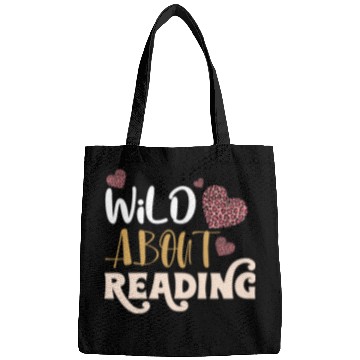 Discover Wild About Reading Leopard Print Book Lover Bags