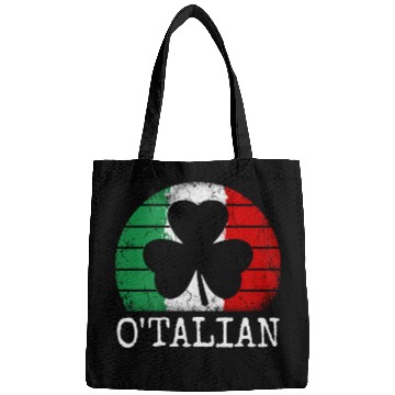 Discover O'talian St. Patrick Italian Pride Italy Flag Bags