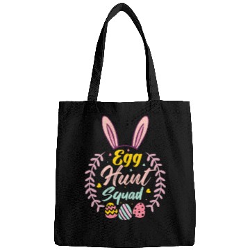 Discover Egg Hunt Squad Hunting Season Funny Easter Day Bags