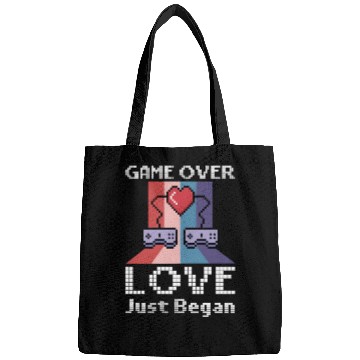 Discover Valentine's Day Gamer Playing Video Game Couples Bags