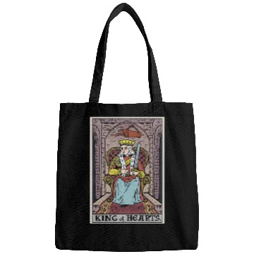 Discover King of Hearts Tarot Card Bags