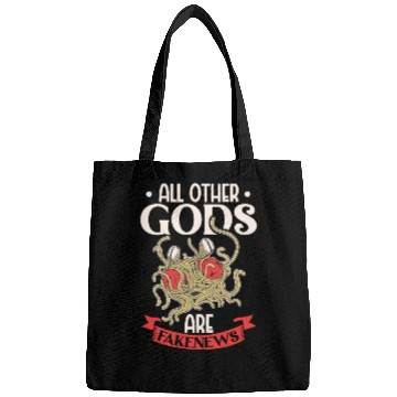 Discover Atheist Atheism Flying Spaghetti Pastafarianism Bags