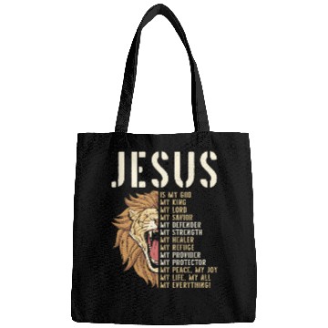 Discover Jesus Is My God Lion Of Judah Christian Religious Bags