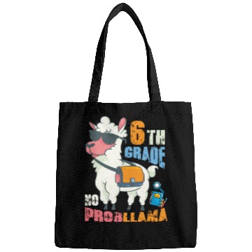 Discover 6th Grade No Probllama Back To School Llama Bags