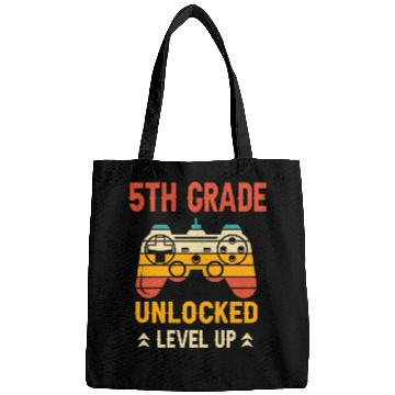 Discover 5th Grade Unlocked Level Up Video Gamer Bags