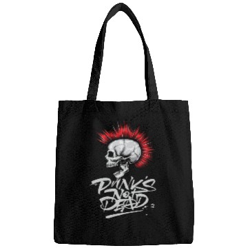 Discover skeleton Bone Skull Punk Rock Band Metal Music Bags