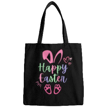 Discover Happy Easter Cute Bunny Rabbit Face Funny Easter W Bags