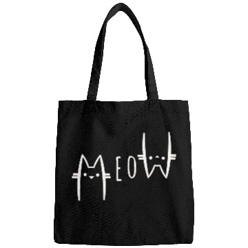 Discover Meow Bags for Cat Lover, Funny Cat